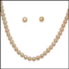 Single Line Peach Pearl Set- PMJ-6 - Click here to View more details about this Product